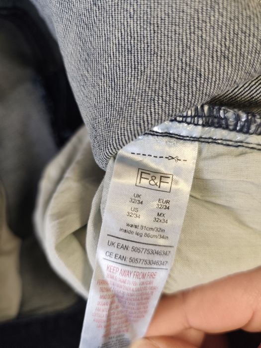 Jeansy męskie 32/34 F&F