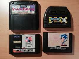 Jogos Mega Drive - virtua racing /micro machines 96/word cup