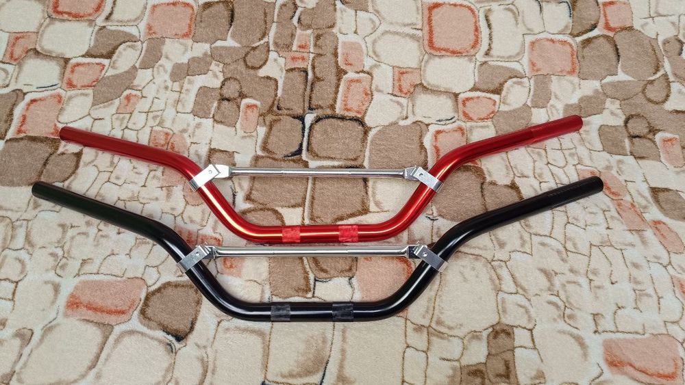 Кермо на мотоцикл з перекладиною 22мм руль на мото 70см alfa spark