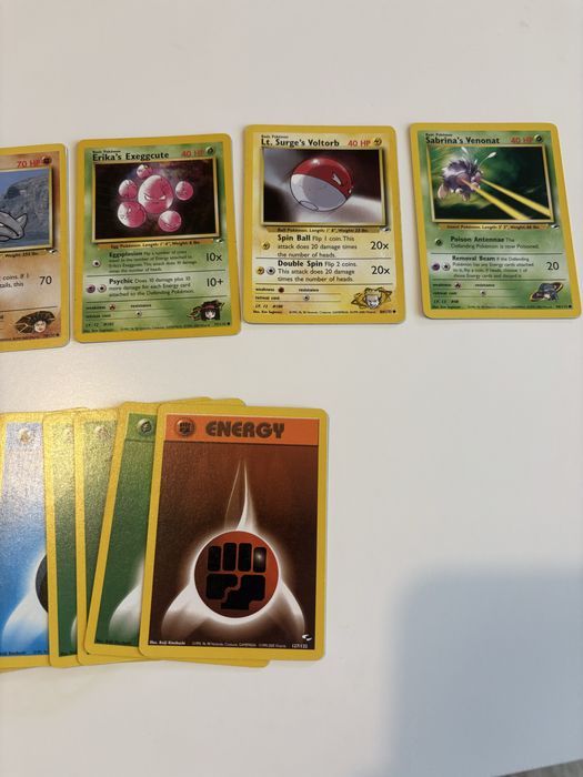 Cartas pokemon Gym Heroes/ Challenge