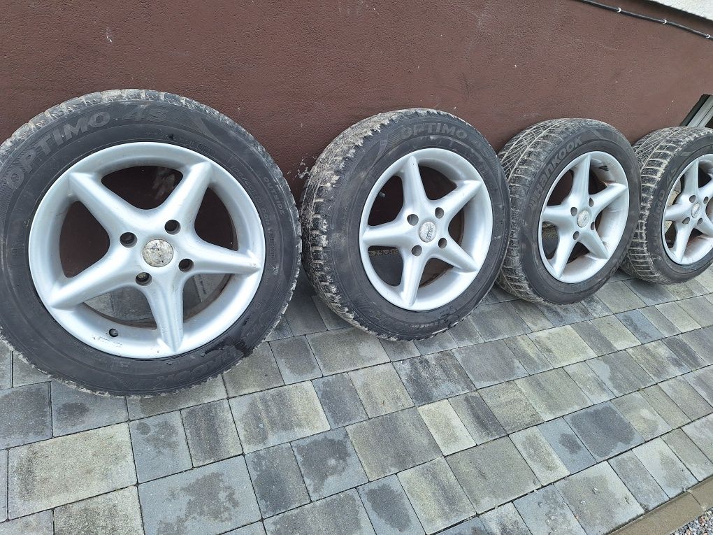 Alufelgi r15 z oponami wielosezonowe 4x114