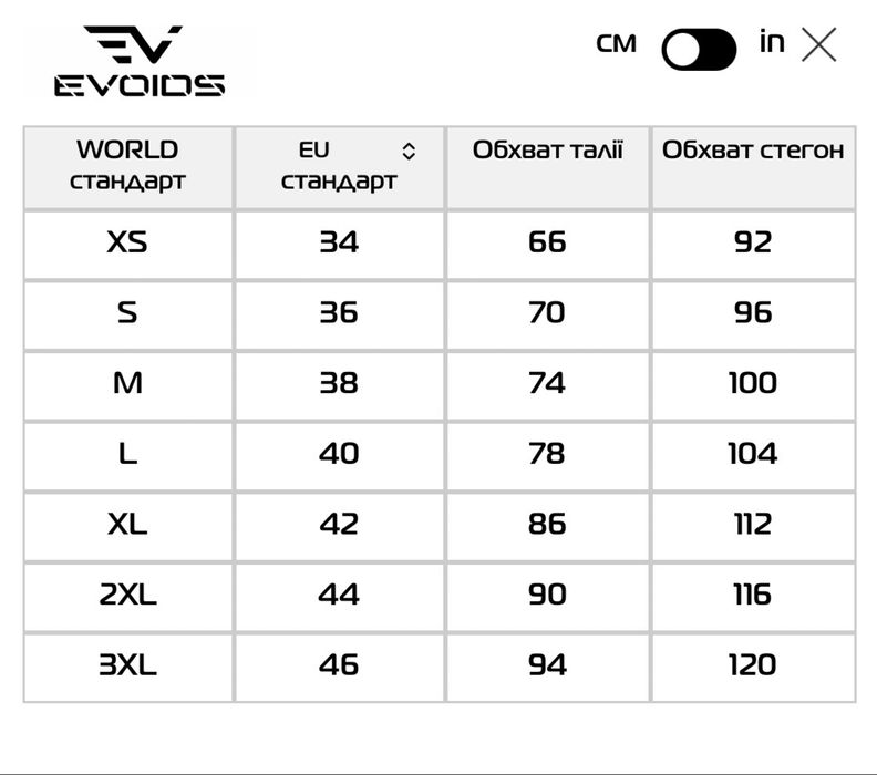 Спортивні лосіни evoids