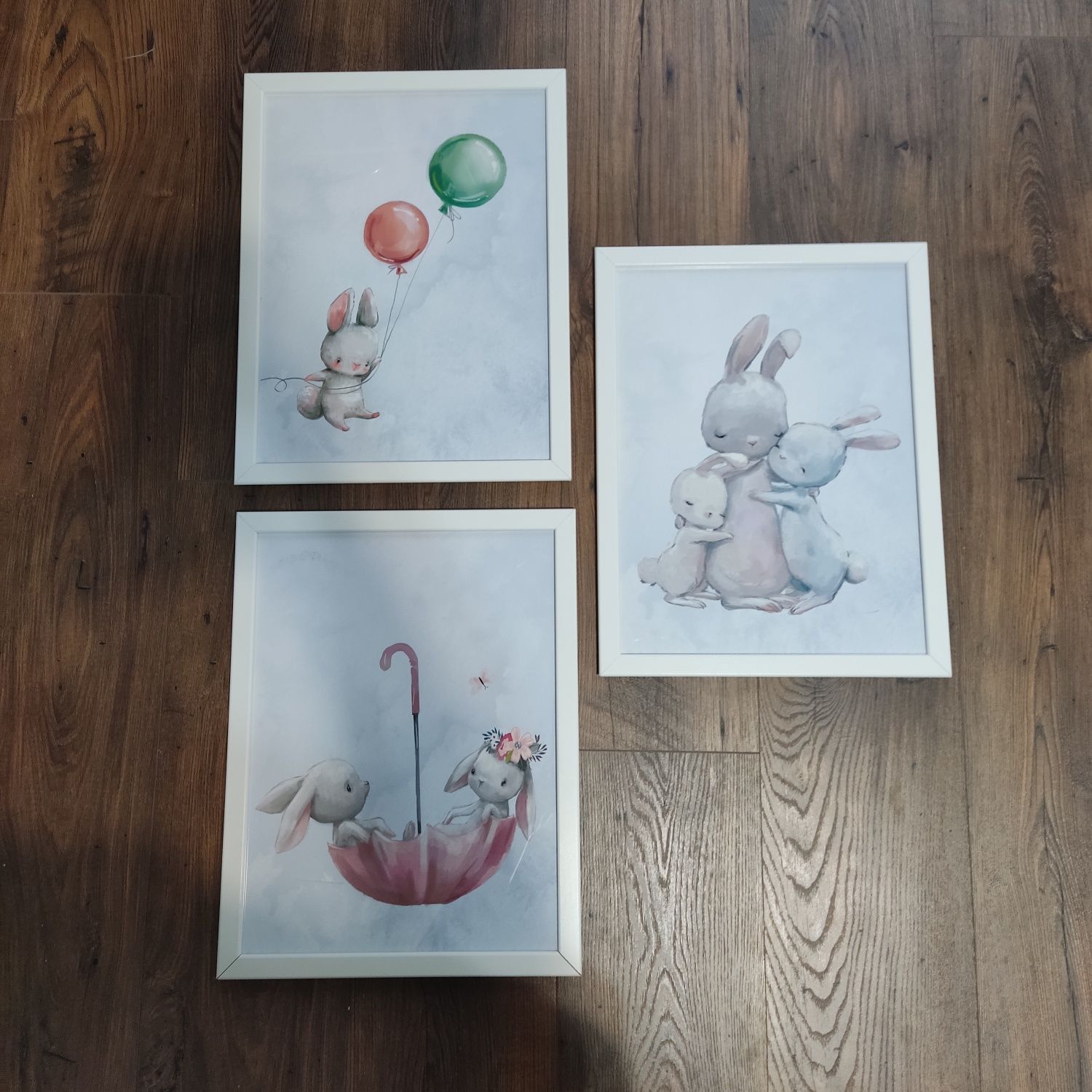 Nowe! Śliczne plakaty, obrazki do pokoju dziecięcego,króliki,króliczki