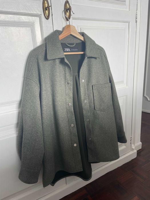 Casaco Camiseiro Verde - Zara