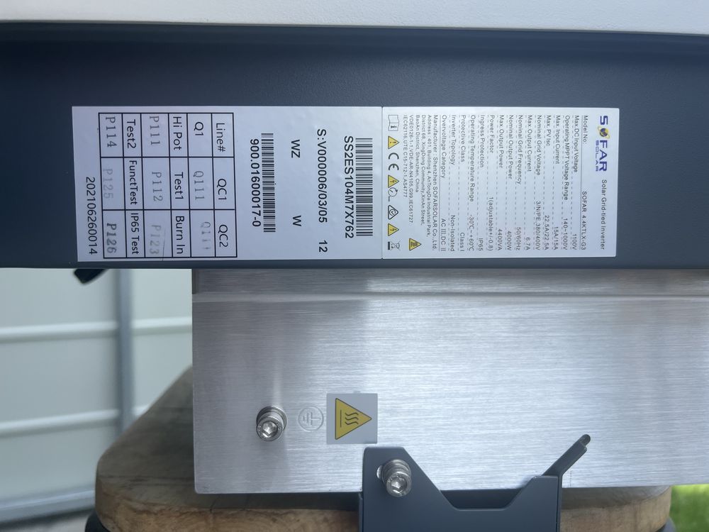 Inwerter falownik SOFAR 4.4KTLX-G3