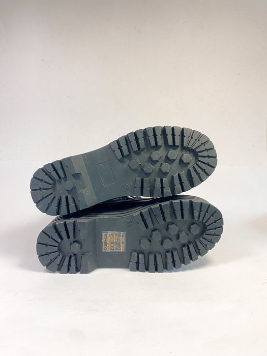 Emmshu Botas Com Plataforma Estilo Militar Bandit Black - 38 EU