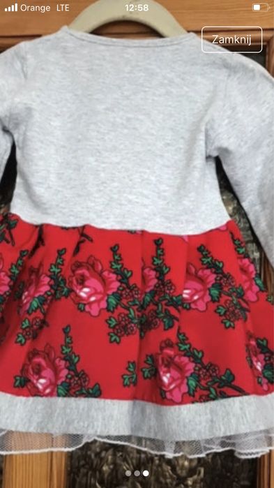 Zestaw góralski dla dziewczynki Folk  68/74