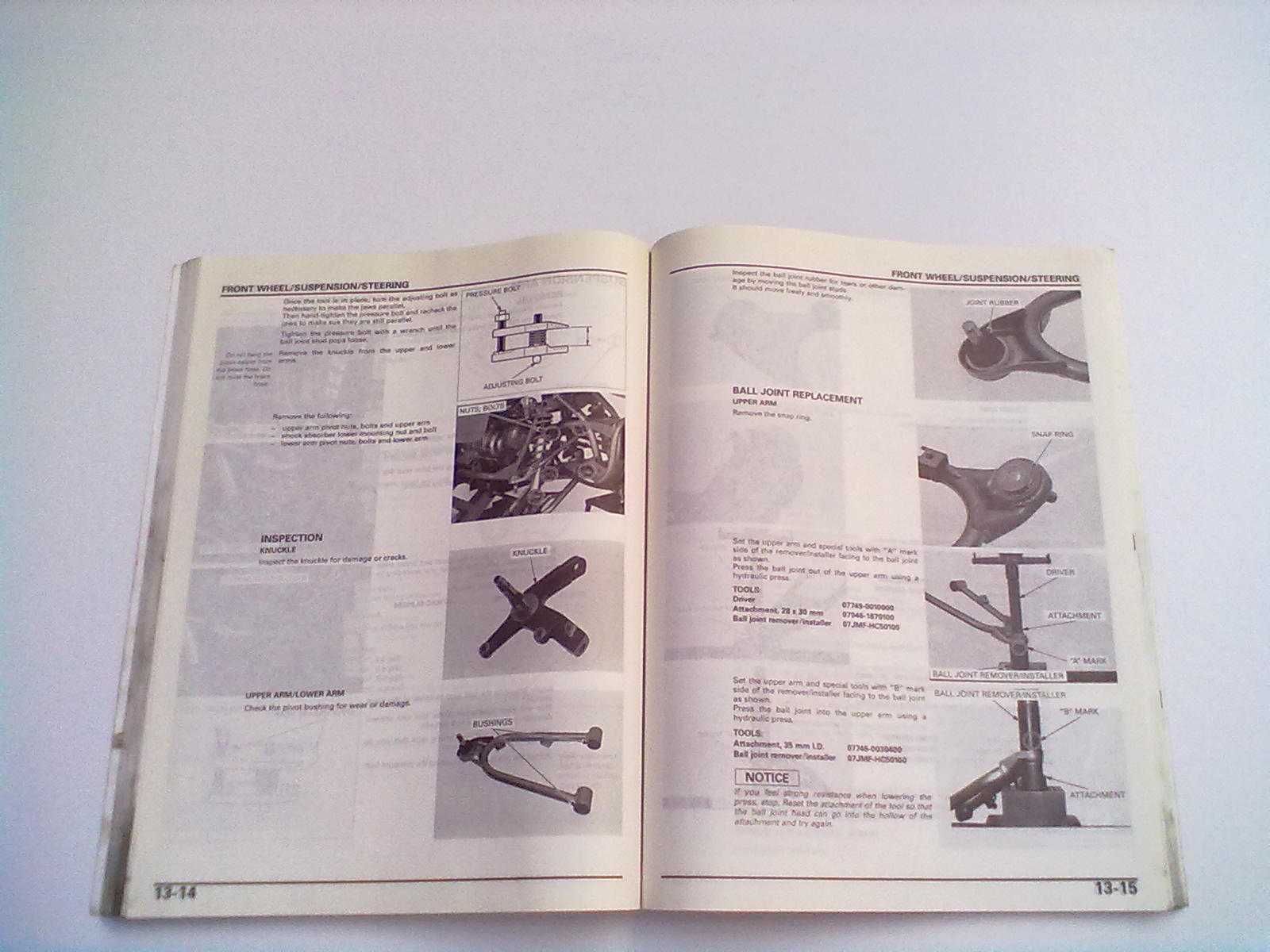Manual Técnico Oficial Honda TRX Sportrax 250EX