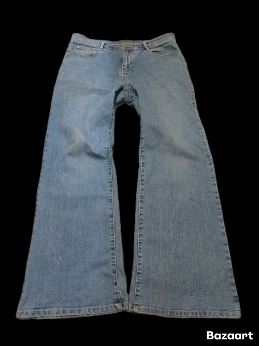 Джинсы flared , y2k,клеш