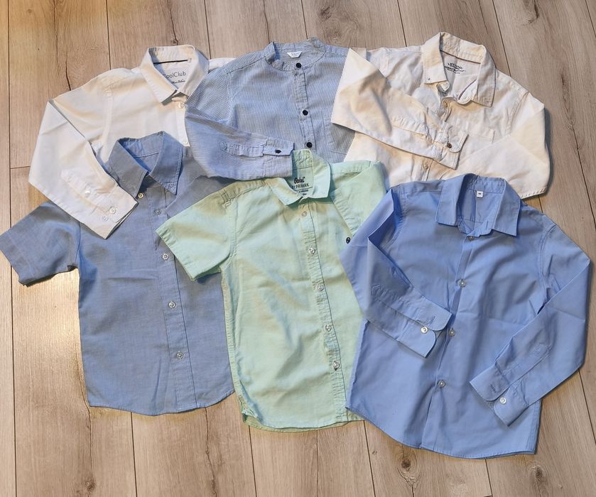 Koszule chłopięce 12 szt   roz  116/122
