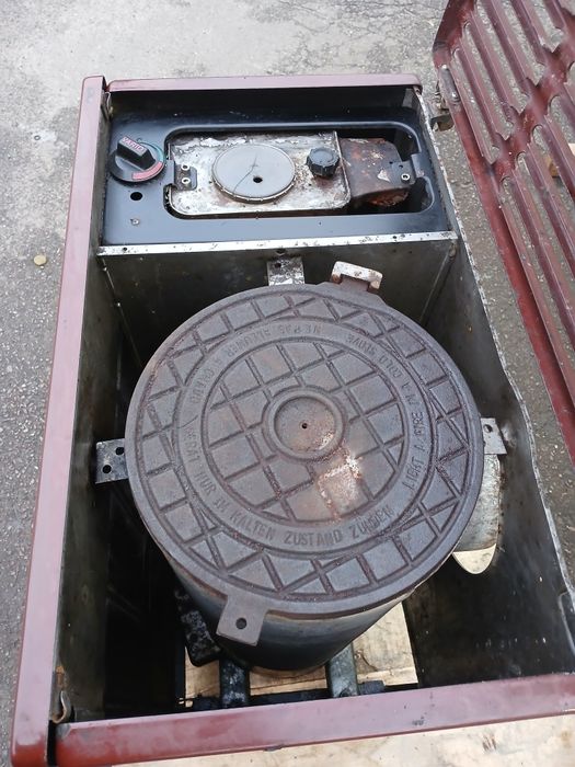 Печка буржуйка камин на дизельном топливе