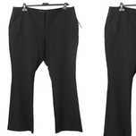w6 ATMOSPHERE Eleganckie Damskie Czarne Spodnie w Kant 48 4XL