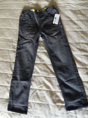 Spodnie jeansy nowe 5.10.15 r.128