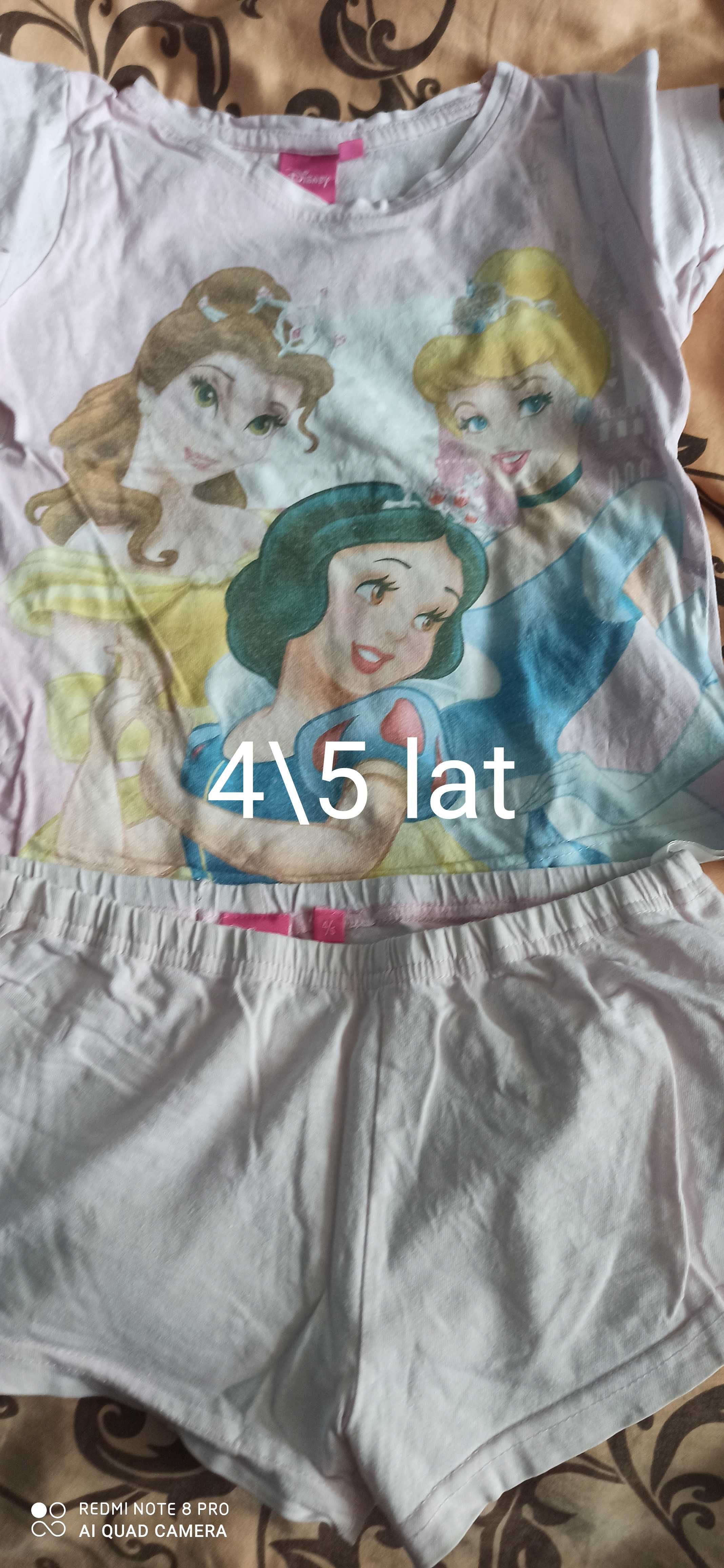 Pidżama, rajstopy 146, spodnie legginsy 116,122,128