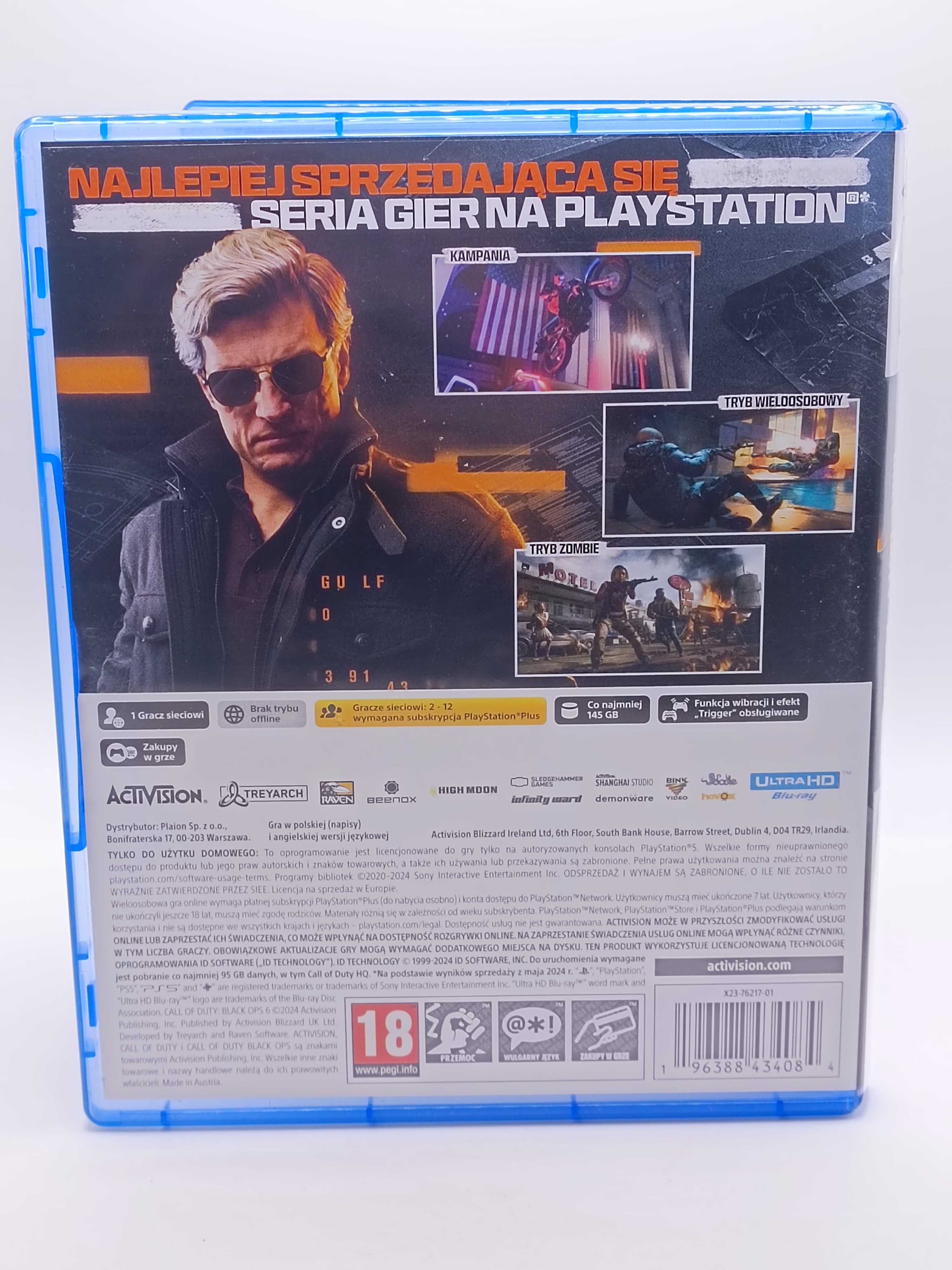 GRA Call Of Duty Black Ops 6 Wersja PL NA PS5 419/05/25s