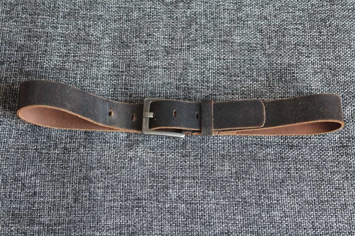 Ремінь шкіряний Refill Belt Оригінал Made in Italy W33-38
