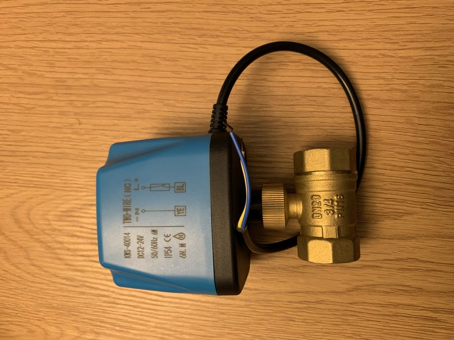 Elektrozawór kulowy 3/4 cala