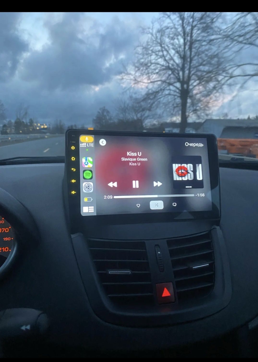 Peugeot 207 radio android gps Android usb gpd nawigacja