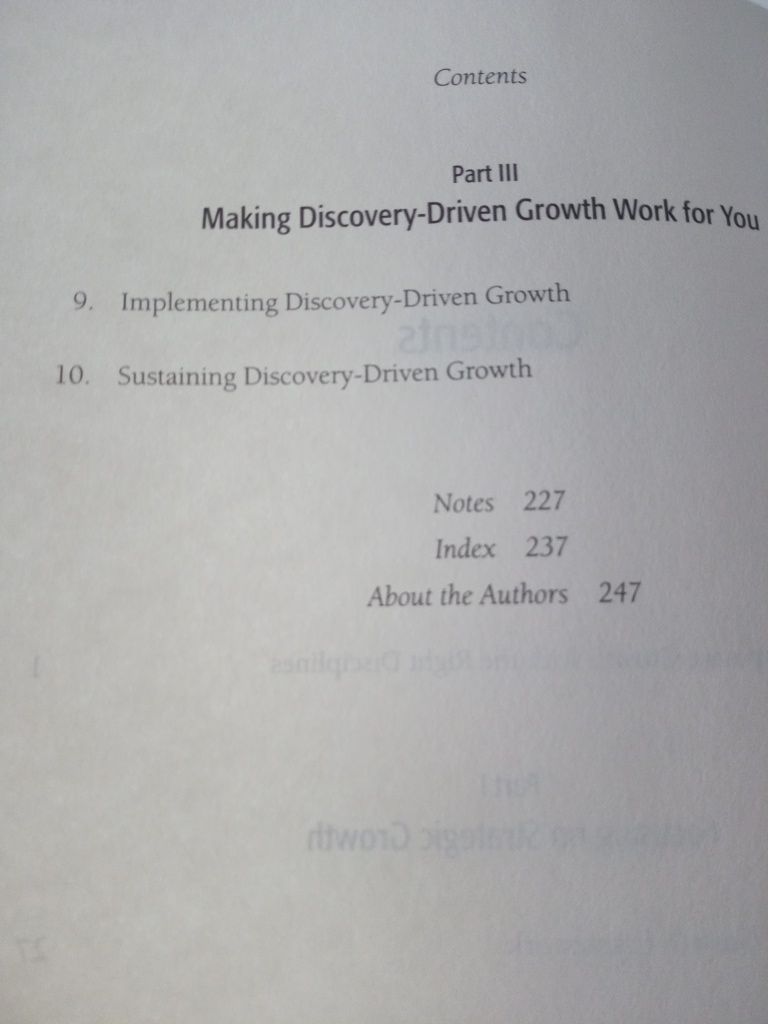 Discovery-Driven Growth: A Breakthrough Process to Reduce Risk and Sei