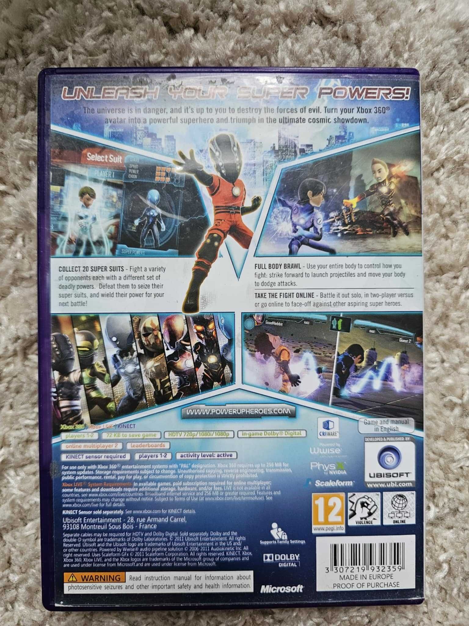 Gra PowerUp Heroes Xbox 360 Kinect
