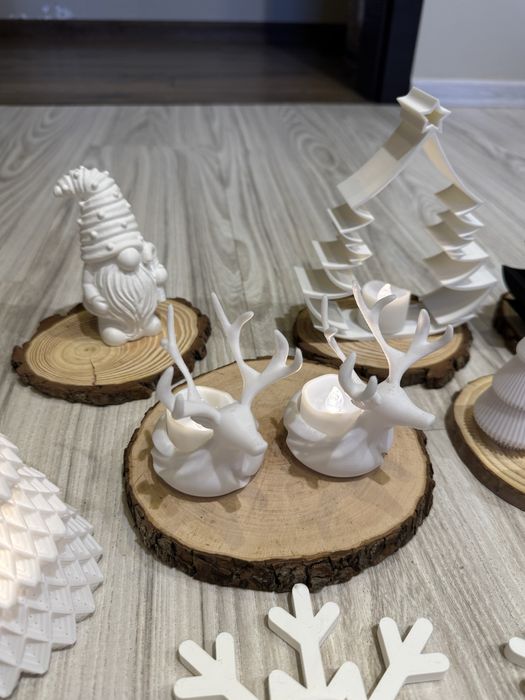 Świateczne  wyroby dekoracja z 3d i inne prezent figurka niespodzianka