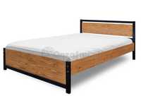 BELLI 180x200 łóżko mocne drewno wysokie +150 kg dla wysokich osób