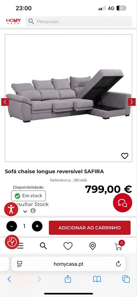 Sofa de 4 lugares