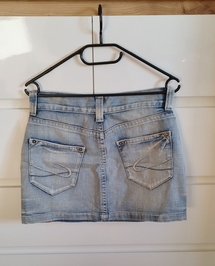 Spódniczka mini jeansowa H&M rozmiar 34