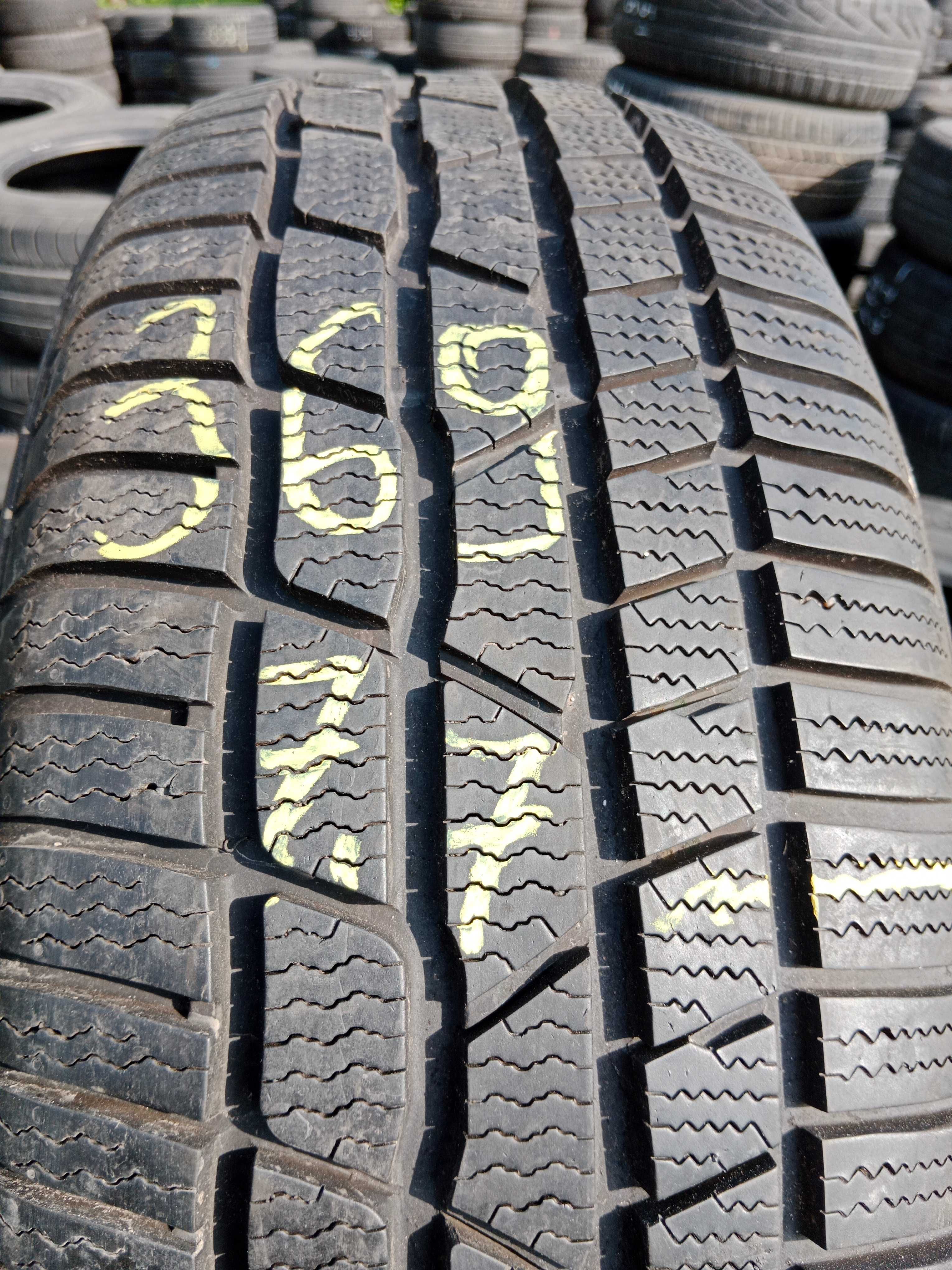 Opona używana 215/60R16 Continental ContiWinterContact TS 830P 1szt.