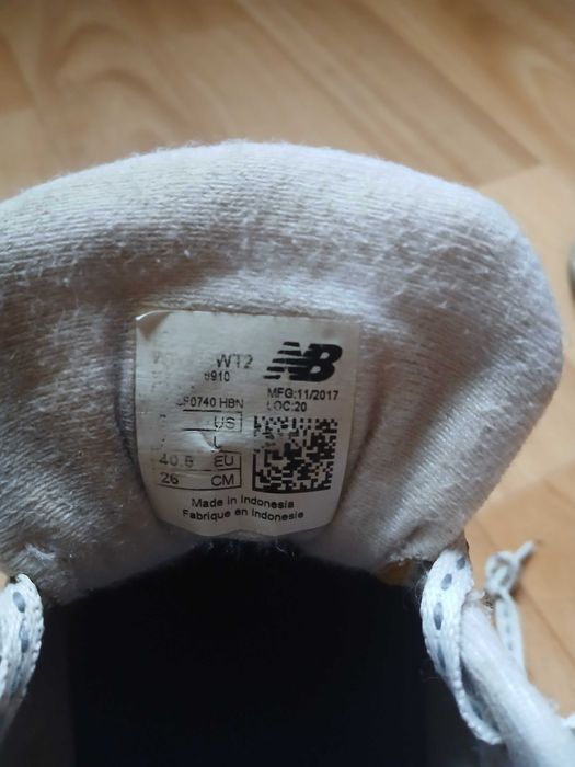 Кросівки New Balance,  шкіряні