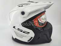 WYPRZEDAŻ Kask Modułowy Blenda LS2 OF606 DRIFTER Biały Połysk