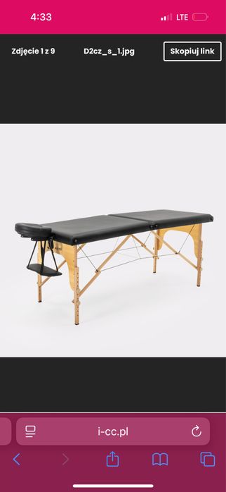 Łóżko Kosmetyczne - do masazu/stylizacji rzes