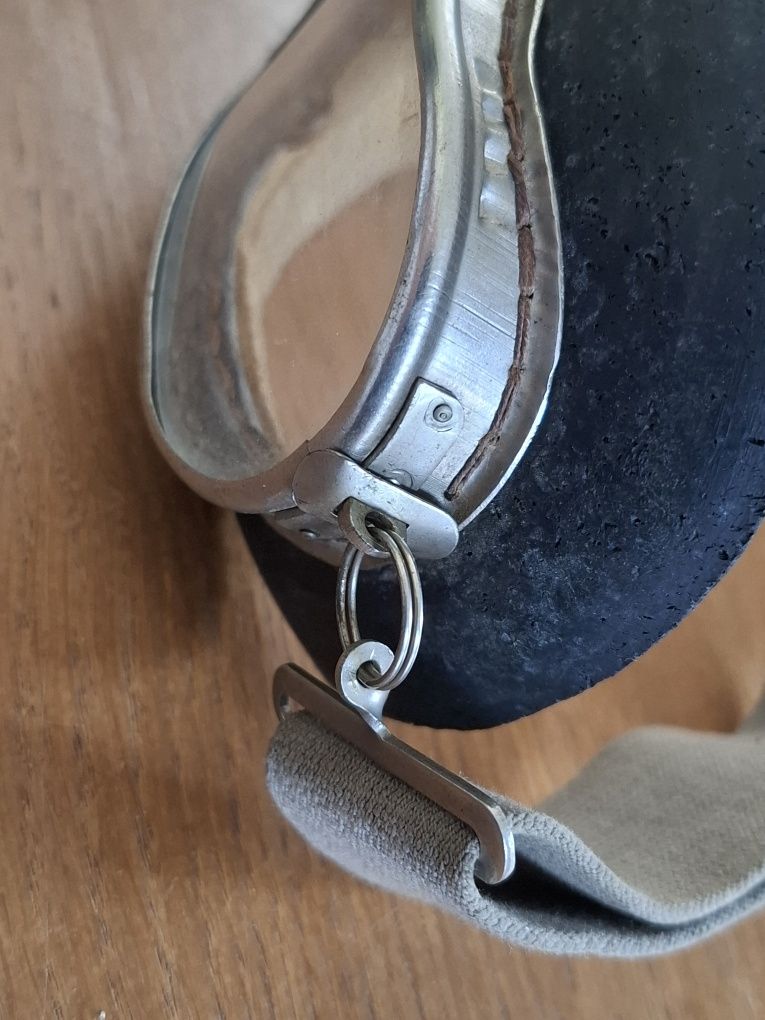 Wehrmacht gogle motocyklowe 4 dywizji pancernej Waffen SS "Polizei"