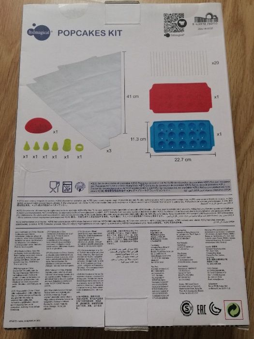 Kit - Formas para fazer e decorar PopCakes da IMAGINARIUM (Novo)