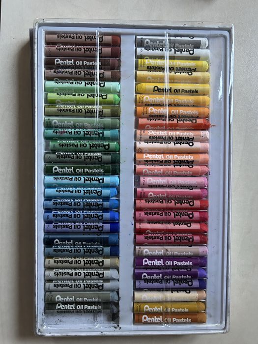 Kredki pastelowe, pastele olejne Pentel Arts