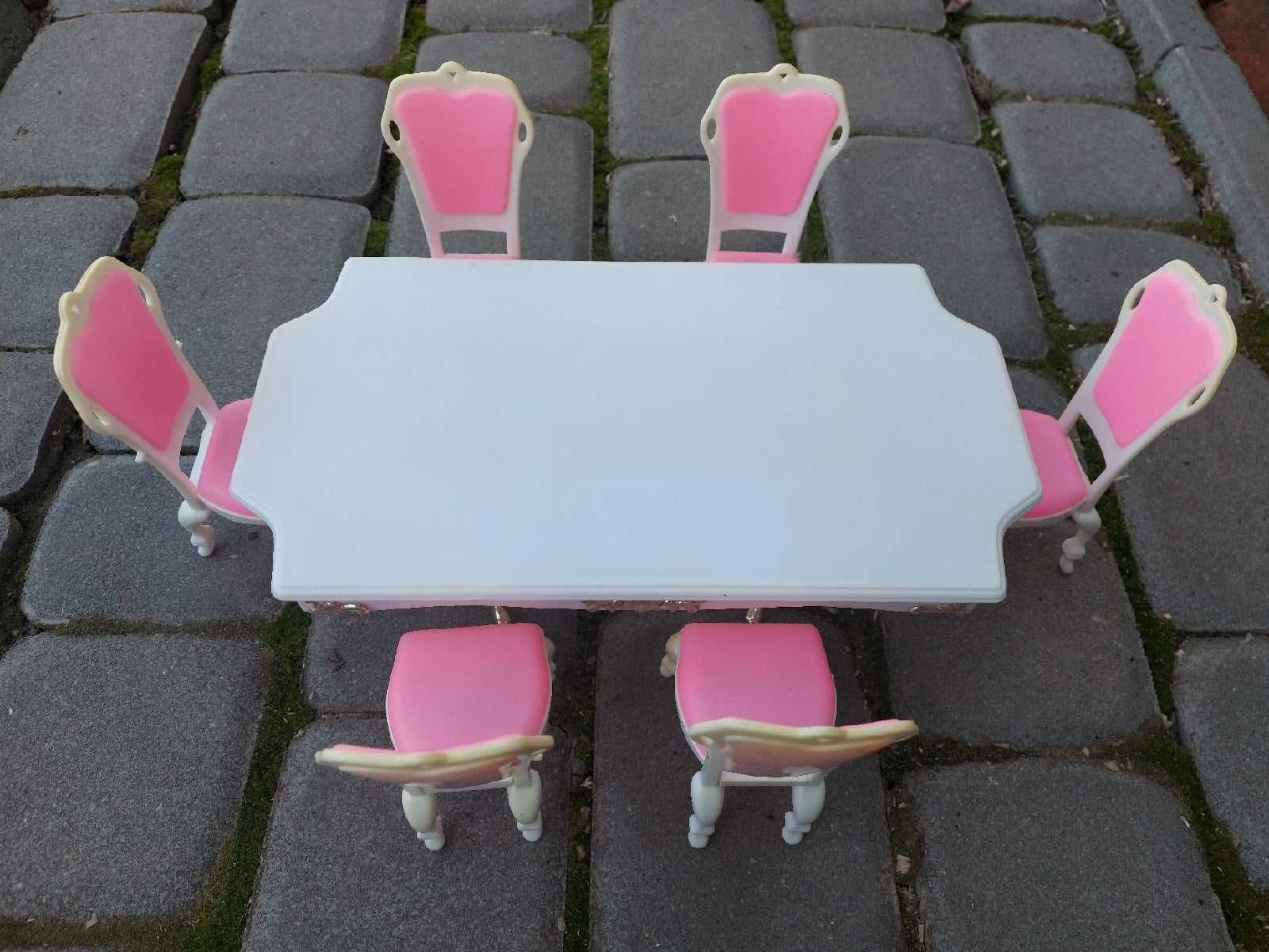 Мебель для куклы Барби Гостиная Кухня Ванна Стол Большой игровой набор