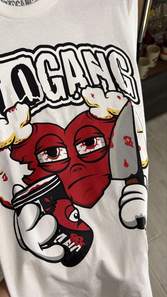 Glo gang tee white біла футболка тишка chief keef