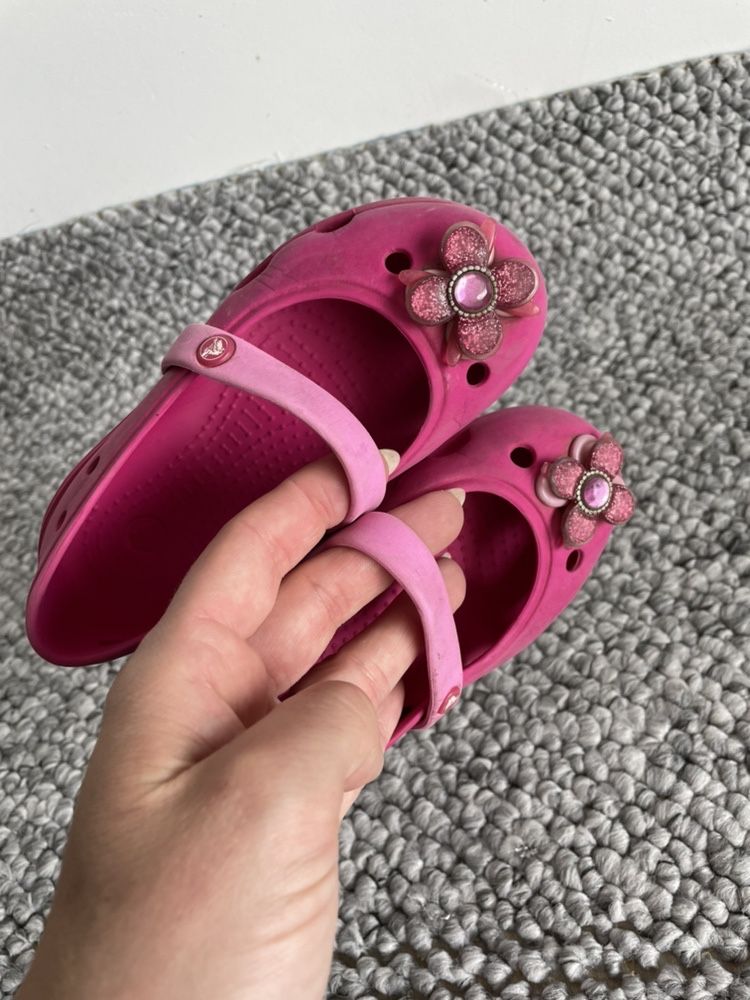 Śliczna balerinki Crocs rozm c9
