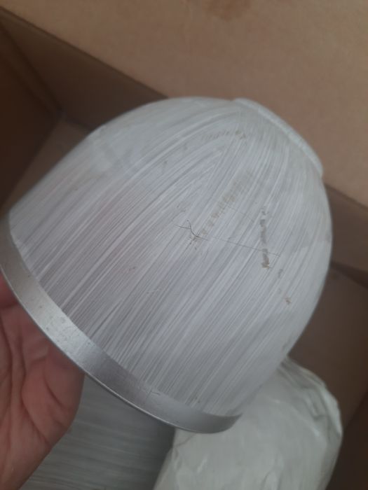 5 x kloszy wykonanych z grubego szkła