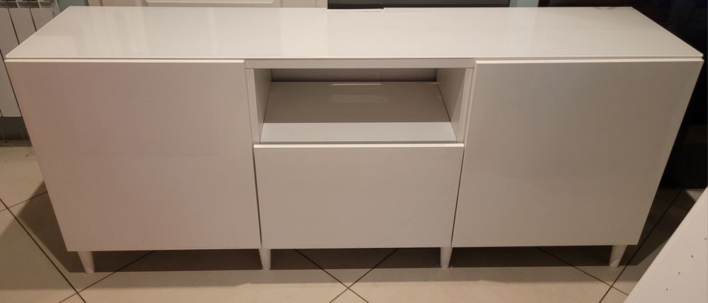 Szafka RTV Ikea Besta połysk