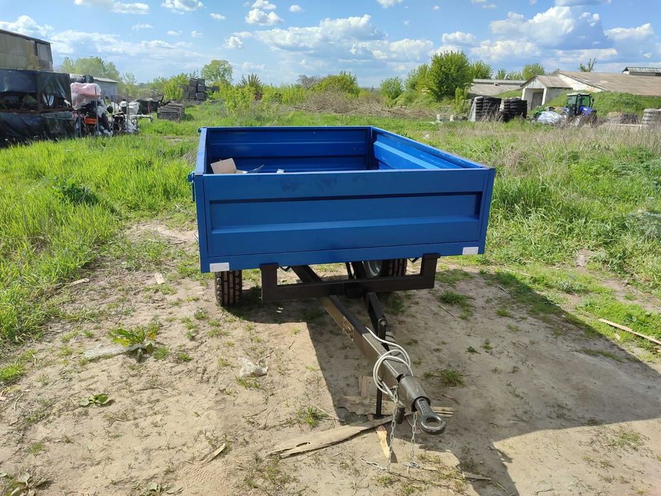 Прицеп ПТС 2 тонны для минитрактора Доставка к дому без предоплаты