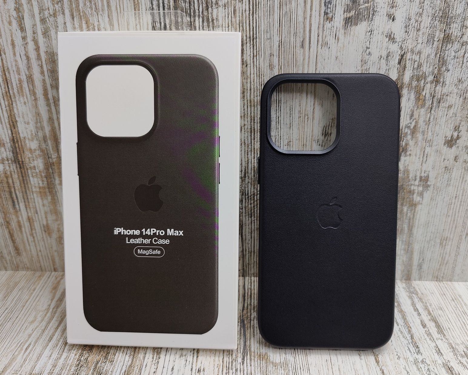 Чехол Leather Case MagSafe на iPhone 14 Pro Max/ 14 Pro