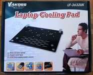 Podstawka chłodząca pod laptop - Vakoss Cooling Pad LF-3632-UK