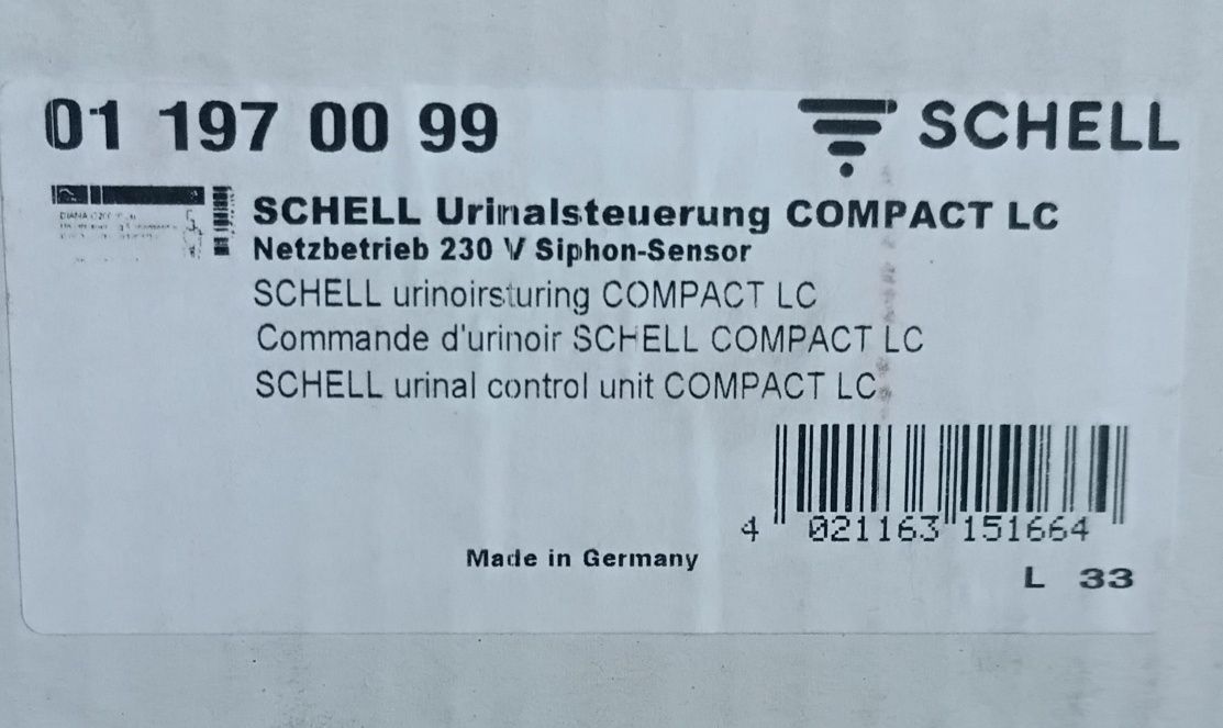 Syfon pisuarowy elektroniczny schell