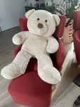 Misiek pluszowy kremowy wysokosc 140 cm
