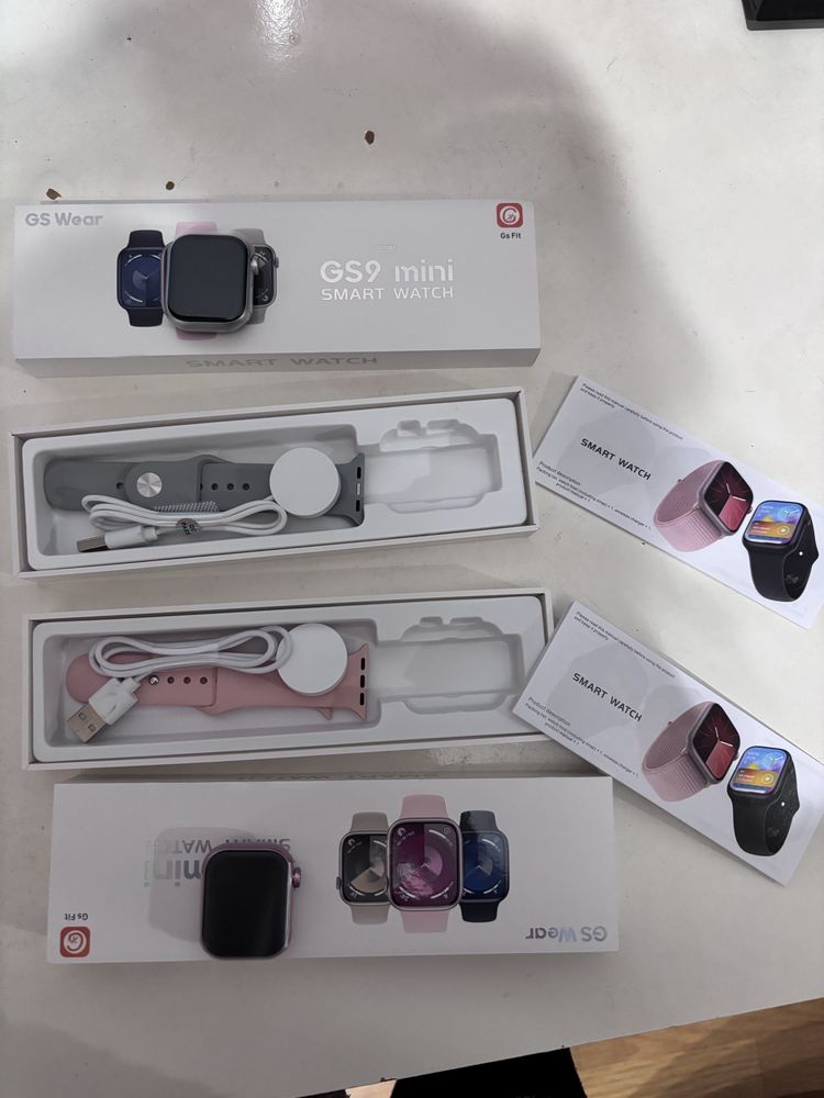 Vendo Smartwatch gs9 mini Prata/ Rosa