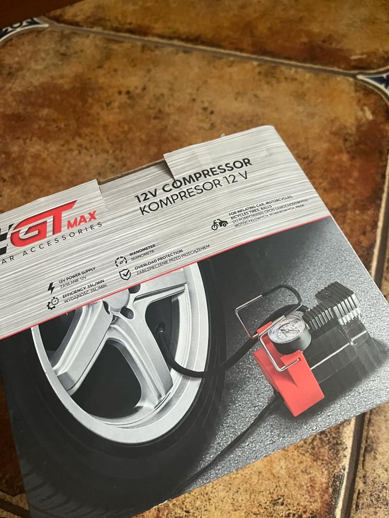 Nowy kompresor 12 V GTmax