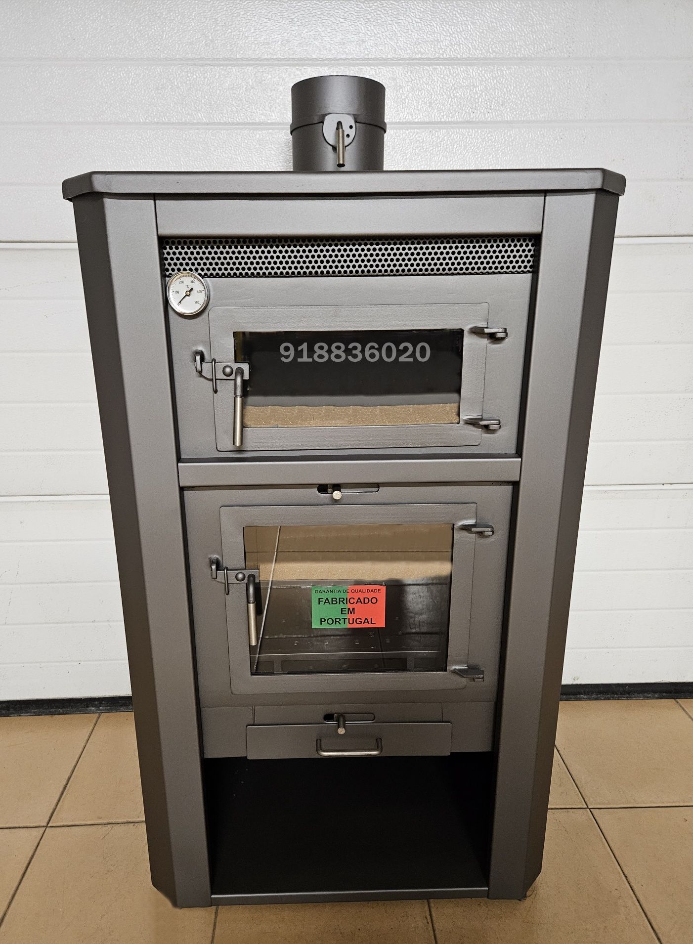Salamandra a Lenha Com Forno NOVAS - Fabrico Nacional
