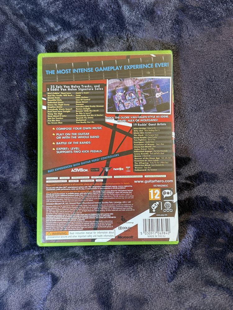 Guitar Hero Van Halen Xbox 360
