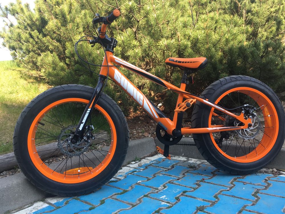 Niepowtarzalny Fatbike SONIK Bulk V1 20" MTB ROWER NA KOMUNIĘ